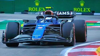 Franco Colapinto logró el noveno puesto en la tercera práctica libre del GP de Singapur