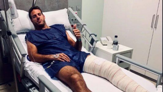 Siguen las malas noticias para Del Potro: deberá operarse de nuevo la rodilla derecha
