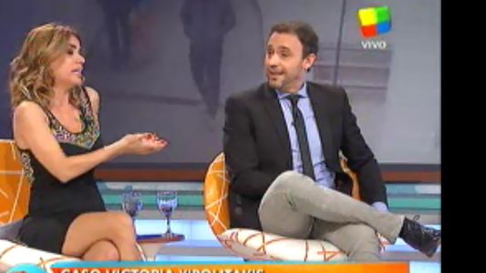 La chicana en vivo de Adrián Pallares que hizo llorar a Marina Calabró en Intrusos