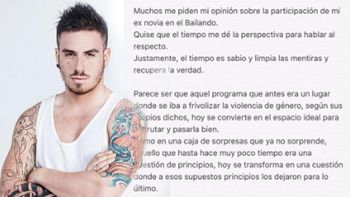 Federico Bal publicó un comunicado sobre la llegada de Barbie Vélez al Bailando