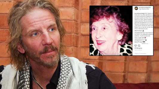 Cálidas palabras de Facundo Arana para despedir a la fundadora del colegio donde estudió