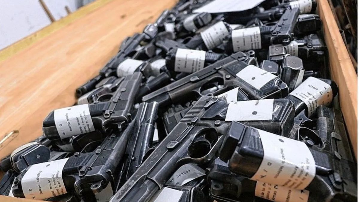 Las Fuerzas de Seguridad podrán reutilizar armas incautadas. (Foto: archivo)