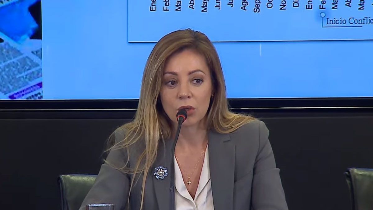 La secretaria de Energía