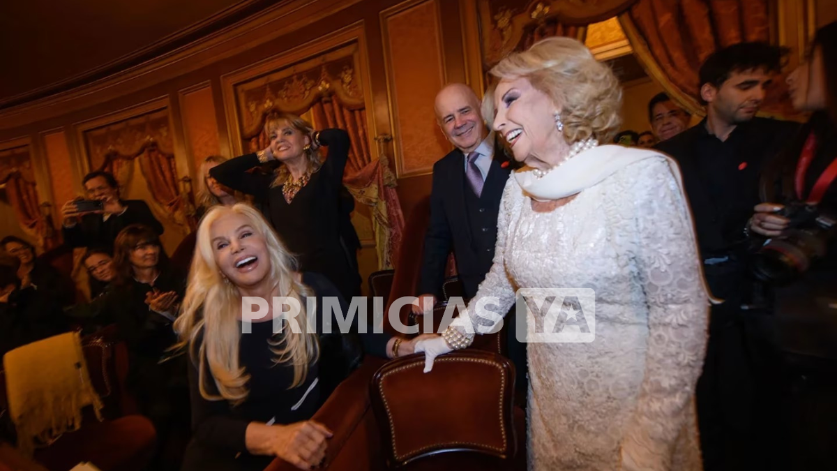 Las fotos de Mirtha Legrand y Susana Giménez, juntas en la gala a beneficio de la Fundación Favaloro&nbsp;