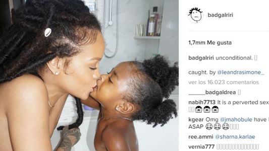 Fuertes críticas a Rihanna por una foto