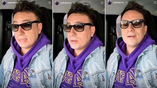 El conmovedor mensaje de Fede Bal, tras visitar a su papá en la clínica: Hay que decir todo en vida