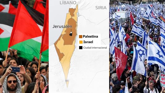 A 75 años de la independencia de Israel, como cambió el mapa que comparte con Palestina