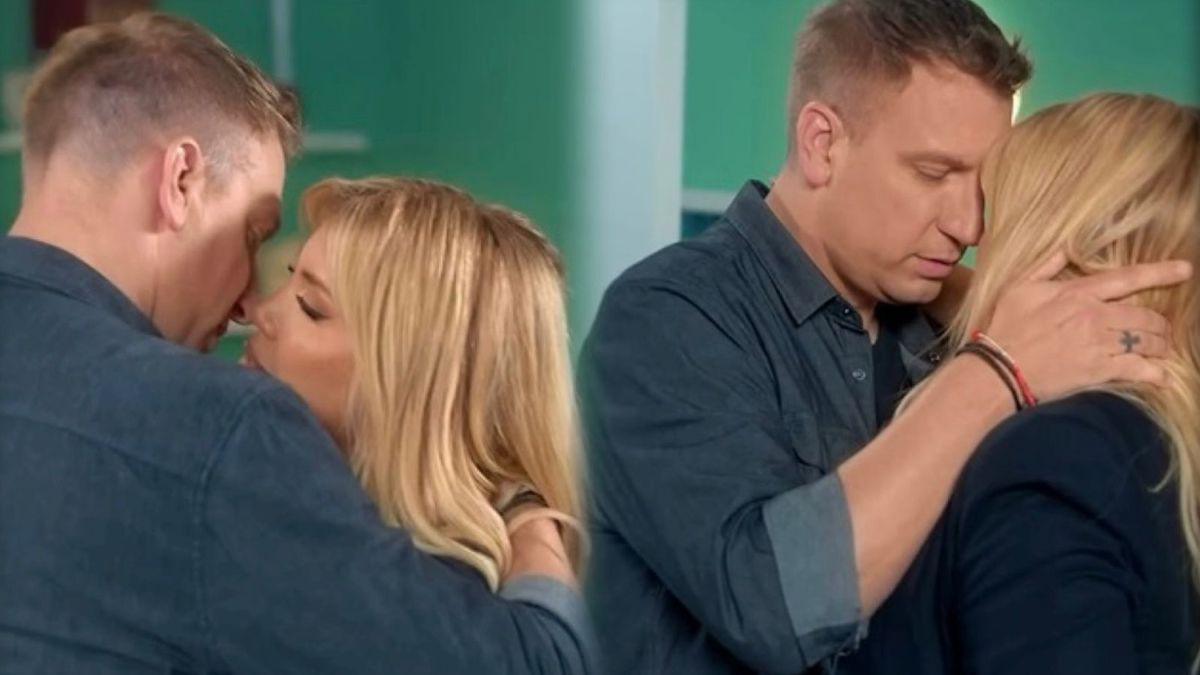 Wanda y Maxi López se dieron un apasionado beso: el truco que usaron para que Daniela Christiansson no se enoje