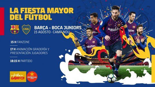 Ya están a la venta las entradas para el Boca-Barcelona del 15 de agosto