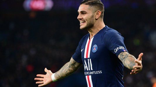 Doblete de Icardi para la goleada 4-0 de PSG al Olympique de Marsella, con Pipa Benedetto como titular