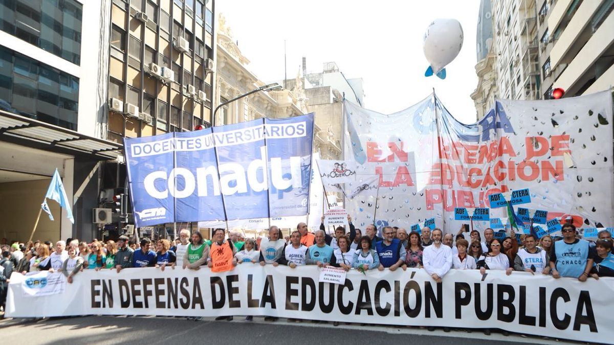 Las universidades públicas anucian paro de 48 horas y una nueva marcha (Foto: archivo)