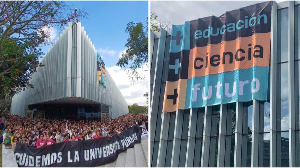 La UBA realiza un abrazo simbólico por la situación presupuestaria