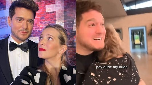 El emocionante video del reencuentro de Michael Bublé con Luisana Lopilato y sus hijos tras un mes separados