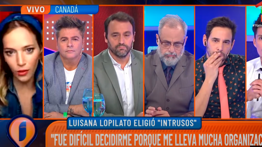 Luisana Lopilato en Intrusos: Si querían lastimarme lo lograron