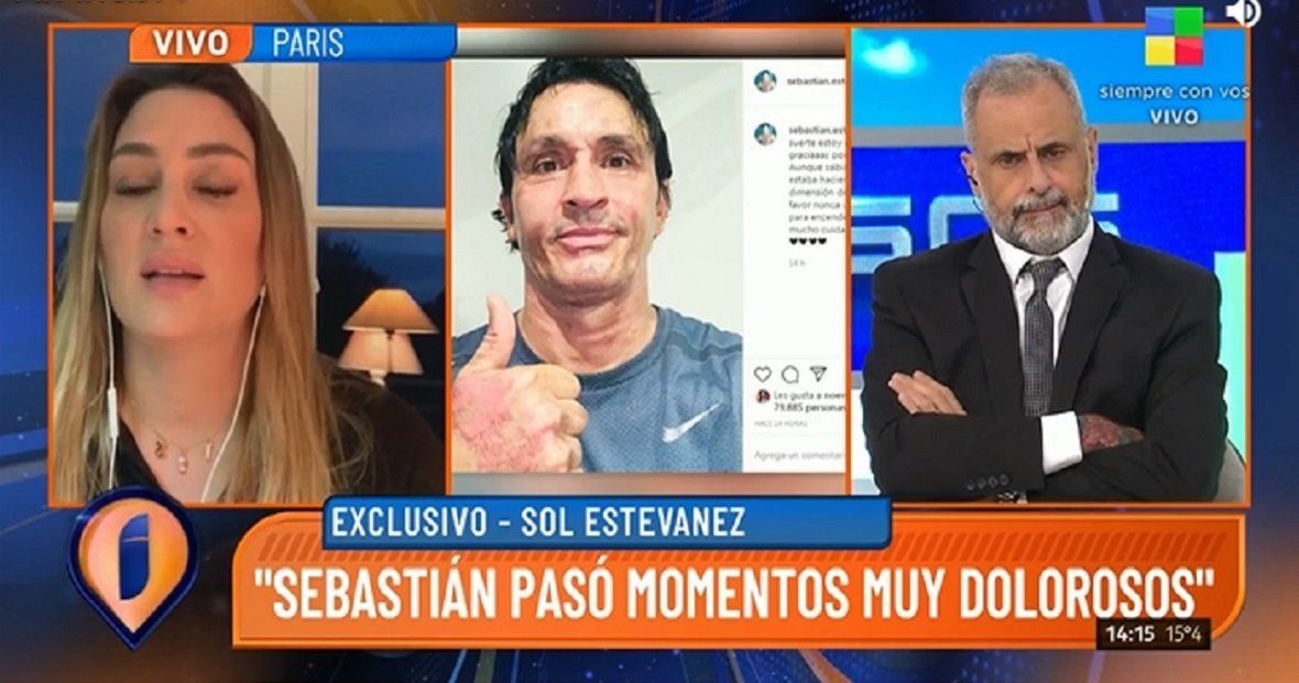 Sol Estevanez habló del accidente de Sebastián: Era un dolor tan grande que no lo podía manejar