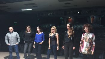 Las Falladas de Muscari se presentaron en el Multiteatro e hicieron su pasada a las cámaras antes de su debut en agosto