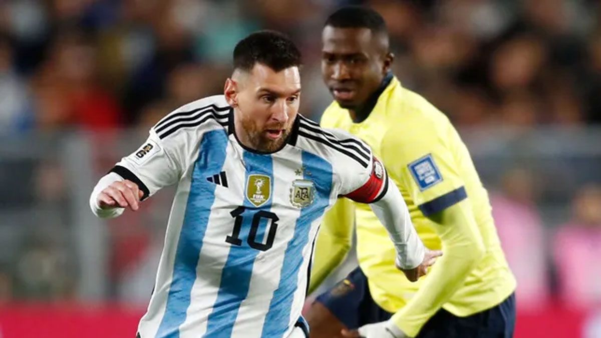 La Selección Argentina enfrenta a Ecuador.&nbsp;