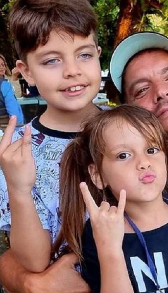 Francisco Delgado y su emoción por reencontrarse con sus hijos después de varios meses