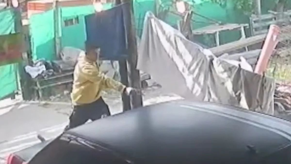 Conmoción por el padre e hijo que asesinaron a un familiar y ataron el cadáver a un poste (Foto: captura de TV A24).