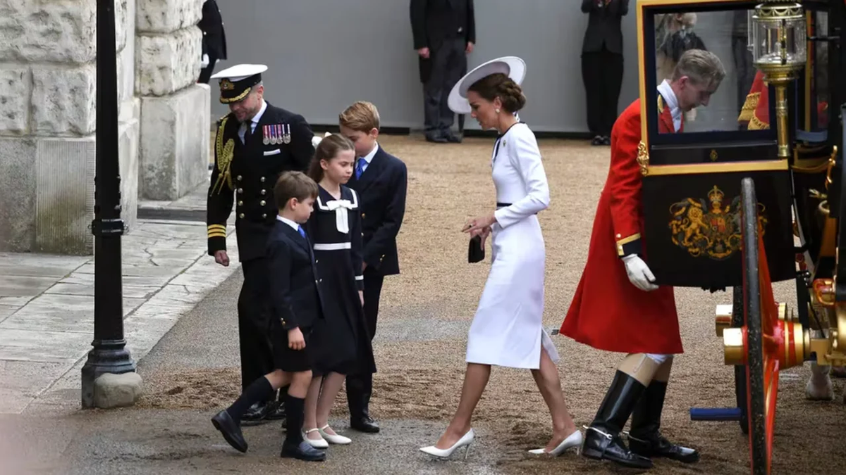 Kate Middleton junto a sus hijos. (Foto: Reuters)