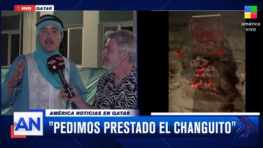 Mundial Qatar 2022: argentinos hicieron un asado en un changuito de supermercado