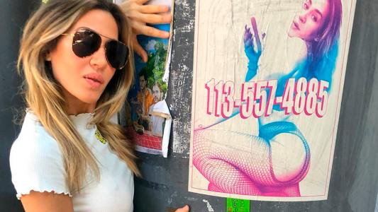 El polémico marketing de Jimena Barón: simula ser una prostituta