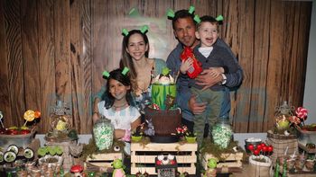 La intimidad del cumpleaños de Santino, el hijo del Ogro Fabbiani y Gimena Vascon