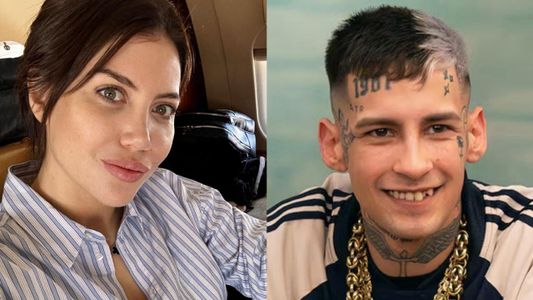 Se filtró una foto íntima de Wanda Nara con L-Gante en un aeropuerto que sacudió las redes