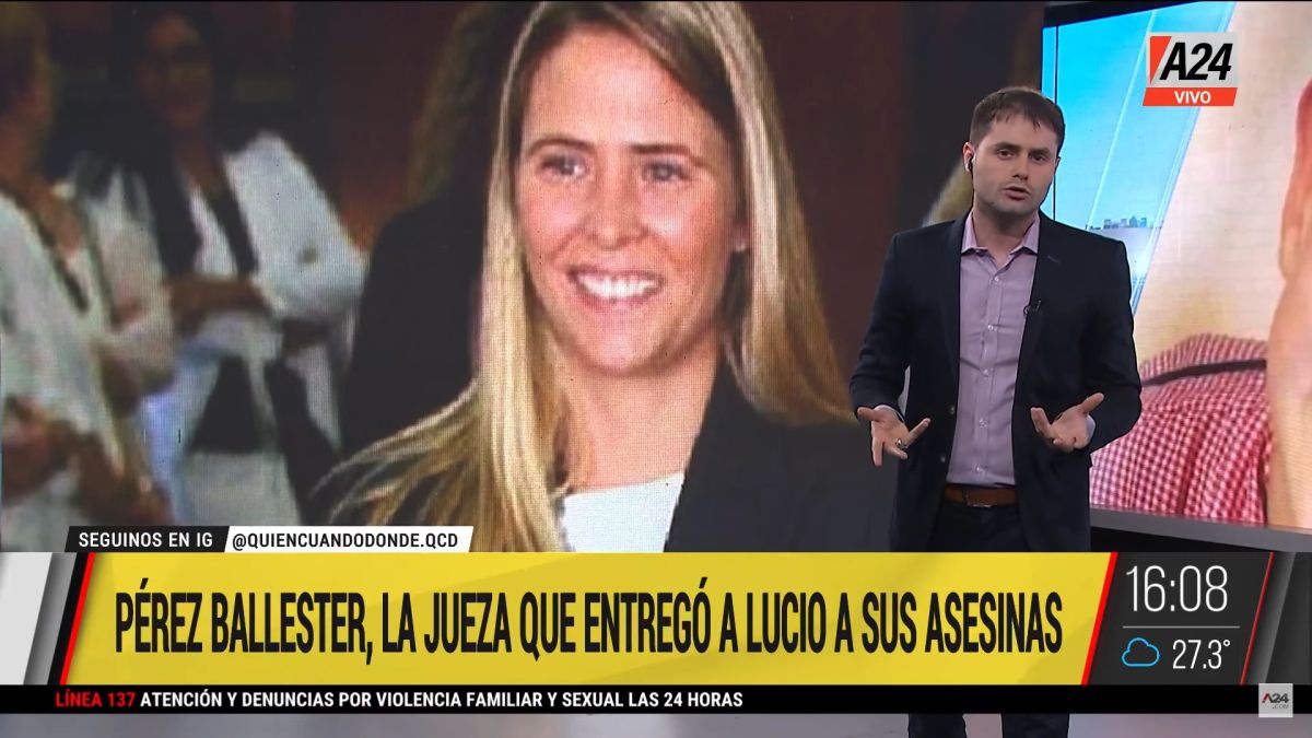 La magistrada enfrentará una denuncia por violación de los deberes de funcionario público al haber entregado a Lucio Dupuy a su madre (Foto: Captura).