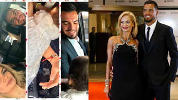 Eliana Guercio y Sergio Romero bautizaron a Meghan Ivy