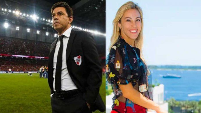 ¿Reconciliados? Marcelo Gallardo y una foto junto a su esposa, Geraldine la Rosa