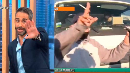 Tensión en un móvil en vivo: Un hombre gritó que tenía coronavirus