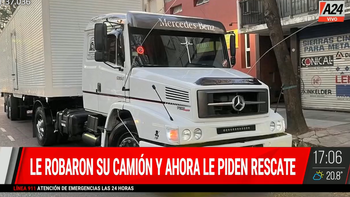 Insólito: robaron un camión a metros de una comisaría y ahora piden un rescate