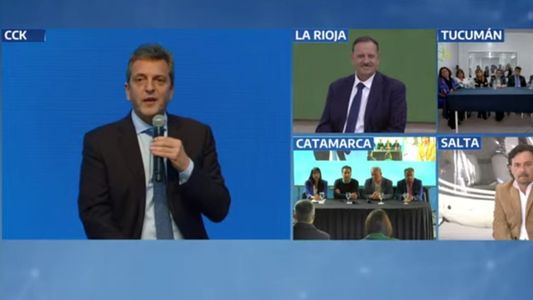 El mensaje de Massa al gobernador de La Rioja: Quedate tranquilo que no vas a tener que renunciar