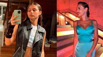 el gesto de pampita con delfina, la hija de 16 anos de roberto garcia moritan, que debuto como modelo
