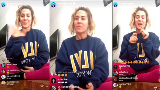 Jimena Barón hizo un live para hablar del escándalo en Córdoba: Es una put... mierda