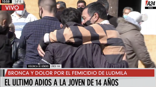 El papá de Ludmila Pretti le dio el último adiós: Ella me va a iluminar en todo momento