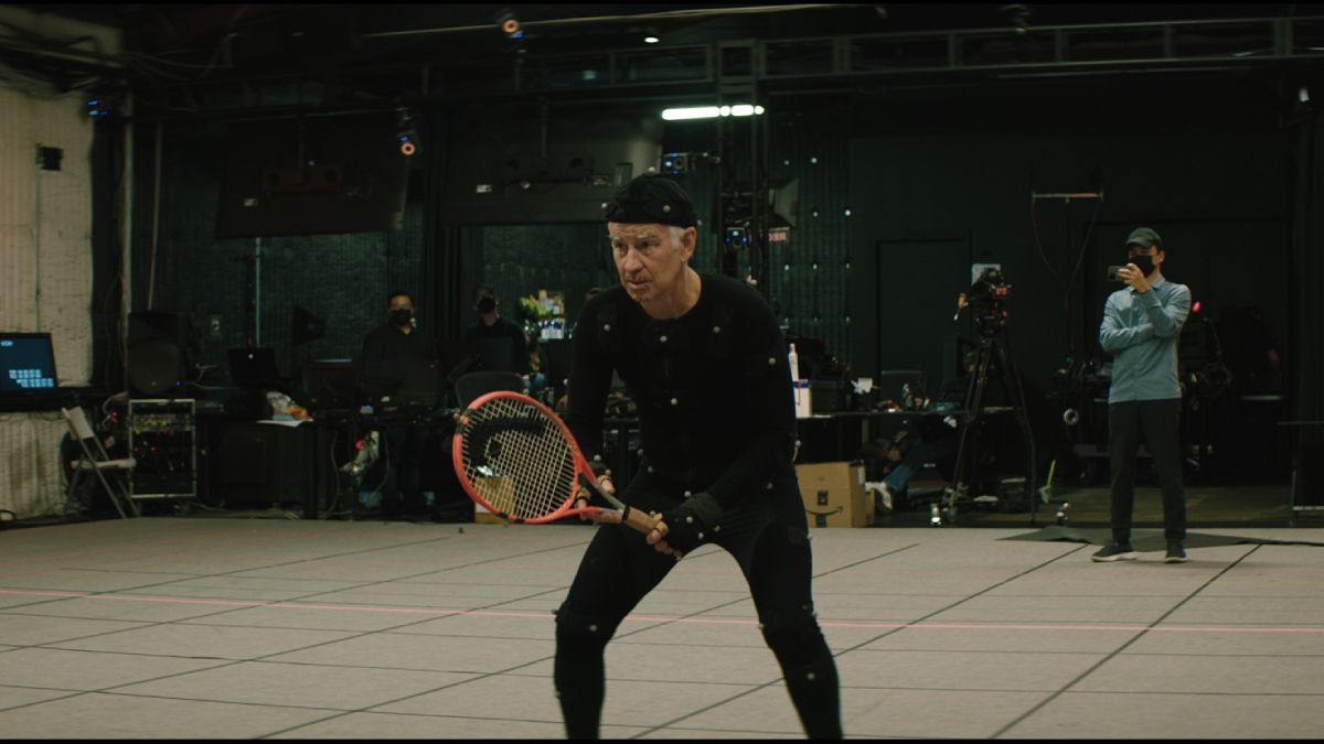 McEnroe jugó contra él mismo.&nbsp;