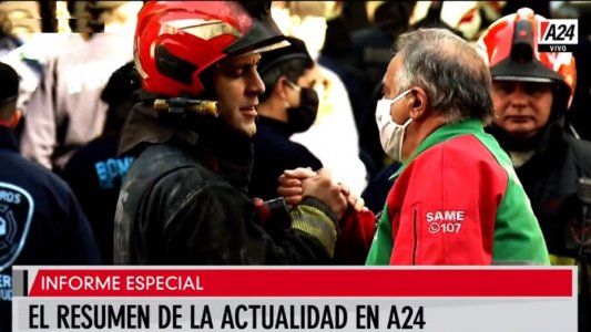 Resumen del día de A24: la tragedia de Villa Crespo, pico de contagios y la nueva etapa de la cuarentena