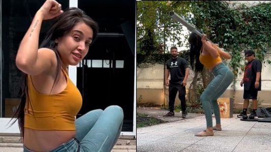 María Becerra mostró la rutina de ejercicios con la que cambió su cuerpo