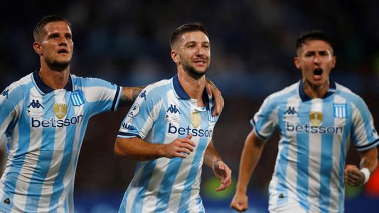 Racing le ganó 2-0 a Botafogo en Avellaneda por la ida de la final de la Recopa Sudamericana