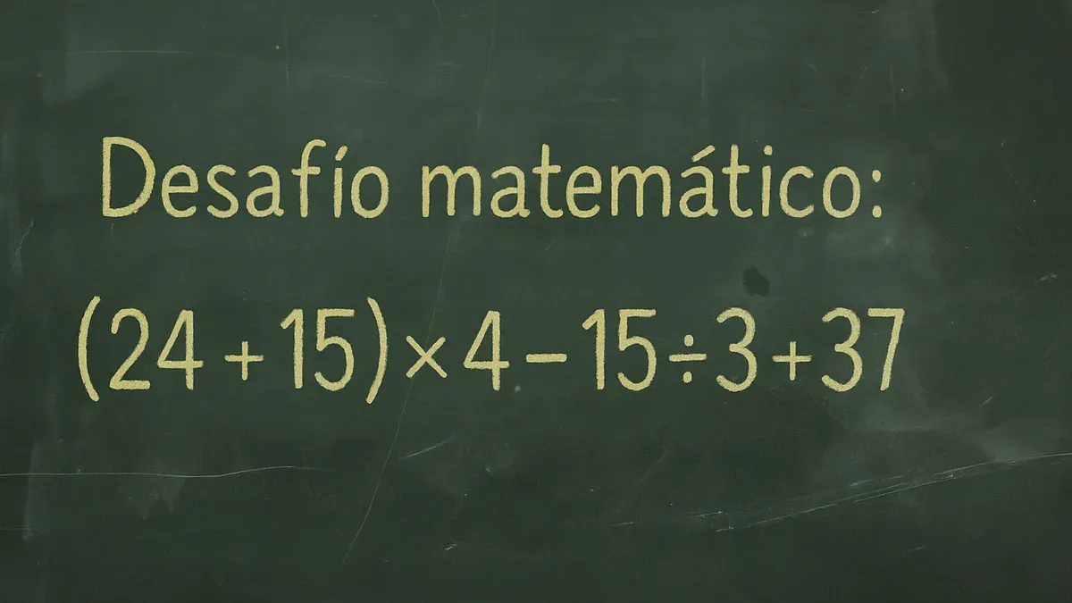 La regla esencial para resolver este desafío matemático es conocido como PEMDAS (por sus siglas en inglés) o jerarquía de operaciones.
