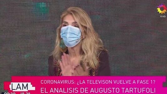 Polémica: en LAM se opusieron al uso de barbijos en TV y Karina Iavícoli  se retiró del programa