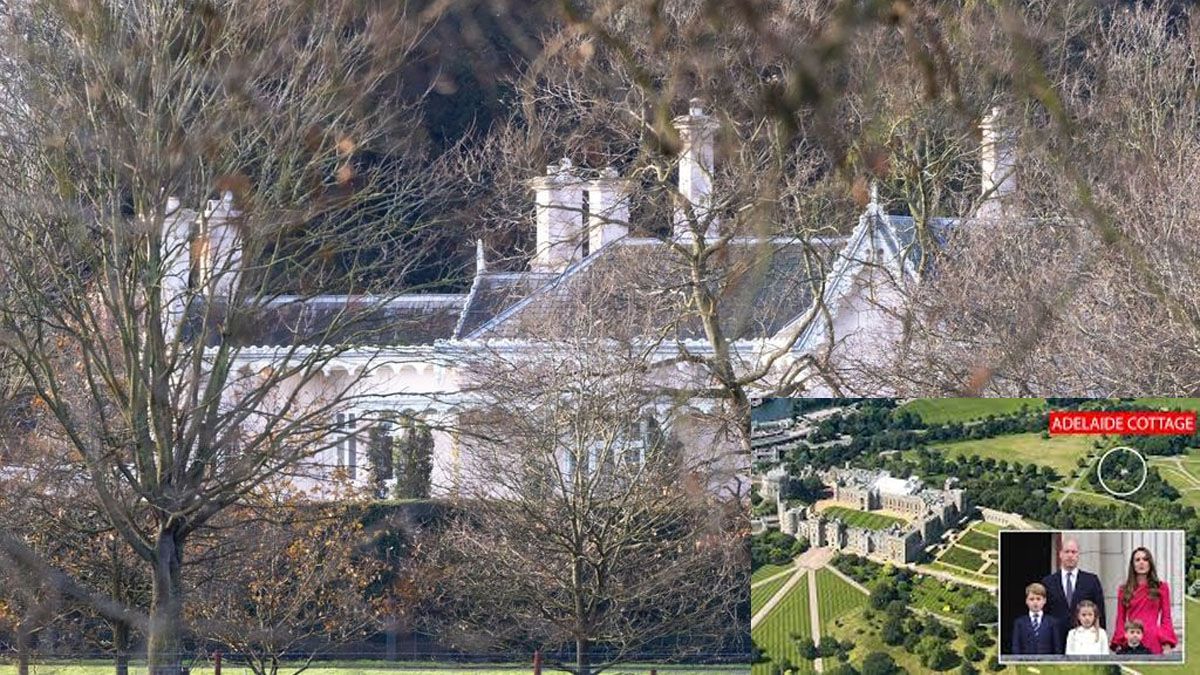 Adelaide Cottage, el refugio de Kate Middleton y sus hijos en el palacio de Windsor (Foto: A24.com).