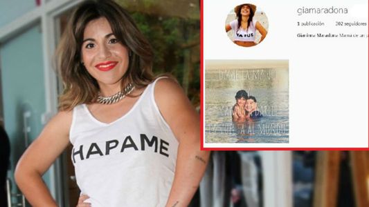 Cansada de cuentas falsas, Gianinna Maradona llegó a Instagram