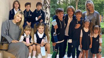 Wanda contó cuál fue la mayor preocupación de sus hijos en el primer día de clases en Francia