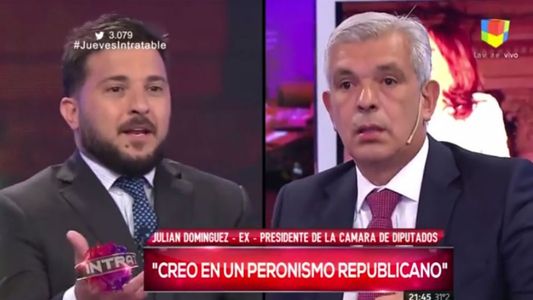 Diego Brancatelli cruzó al dirigente Julián Domínguez