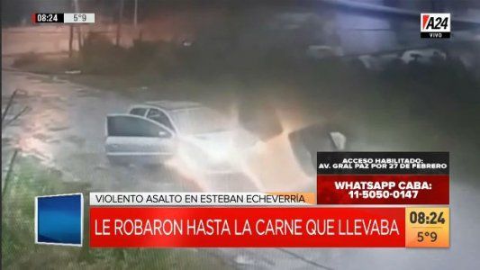 Brutal asalto en Esteban Echeverría: le robaron a una mujer hasta la carne