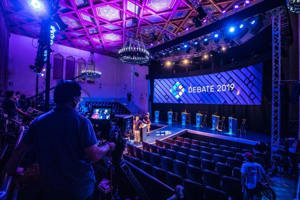 Así se vive la previa del debate presidencial en Santa Fe
