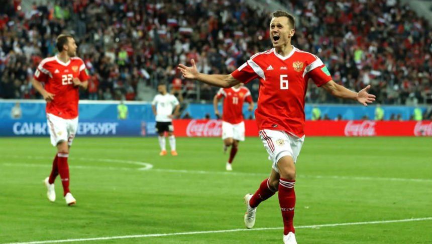 Rusia le ganó 3-1 a Egipto, continúa con puntaje ideal y está en la puerta de los Octavos de Final